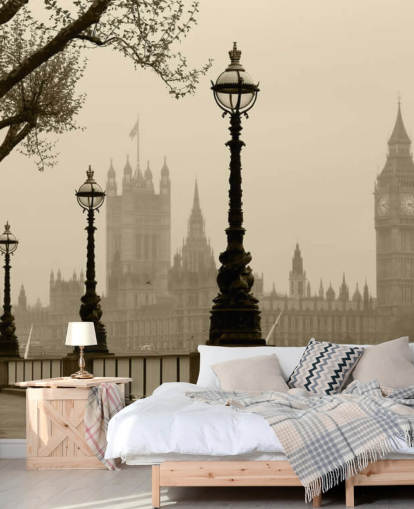 Londres en niebla London in Fog Wallpaper Londres en niebla London in Fog Wallpaper