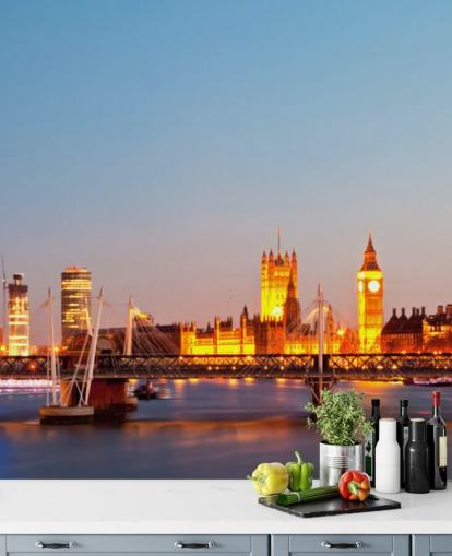 Descargar el fondo de pantalla blue london eye by thames