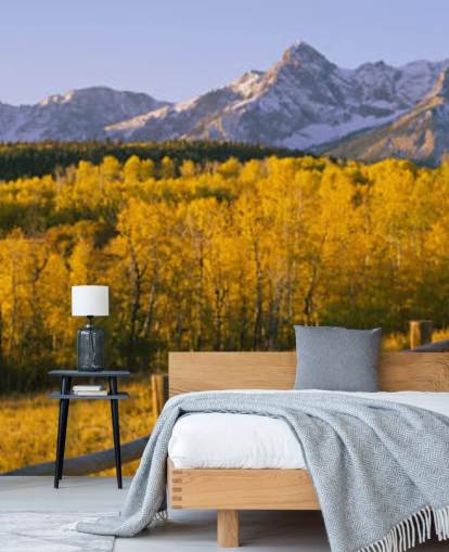 Bergkette im Herbst Tapete