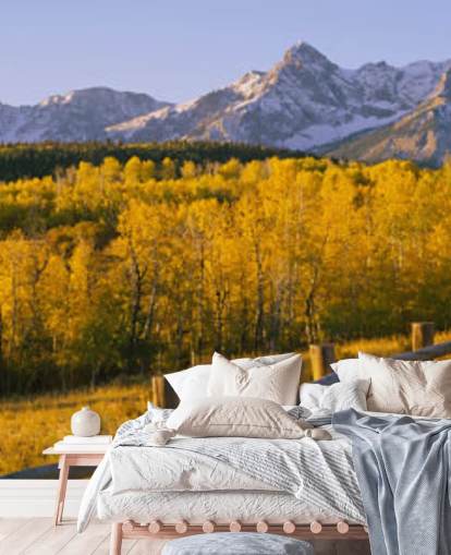 bjergkæde i efteråret tapet bjergkæde i efteråret tapet