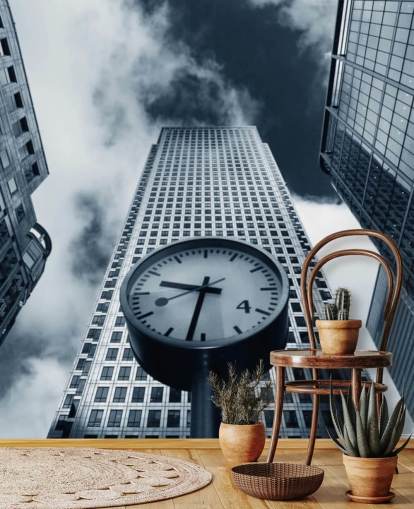 black and white toned clock and buildings wallpaper black and white toned clock and buildings wallpaper
