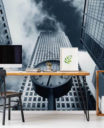 black and white toned clock and buildings wallpaper black and white toned clock and buildings wallpaper