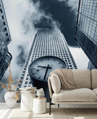 black and white toned clock and buildings wallpaper black and white toned clock and buildings wallpaper