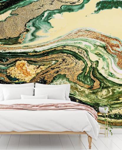 Gold-Geode-Marmor-Tapete Gold-Geode-Marmor-Tapete