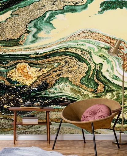 Gold-Geode-Marmor-Tapete Gold-Geode-Marmor-Tapete