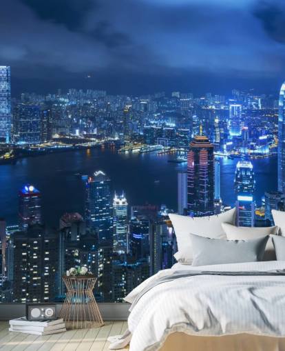 blue city at night wallpaper blue city at night wallpaper