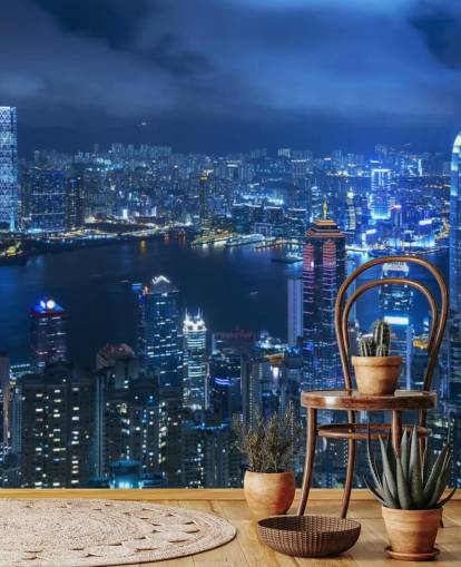 fond d'écran bleu ville la nuit fond d'écran bleu ville la nuit