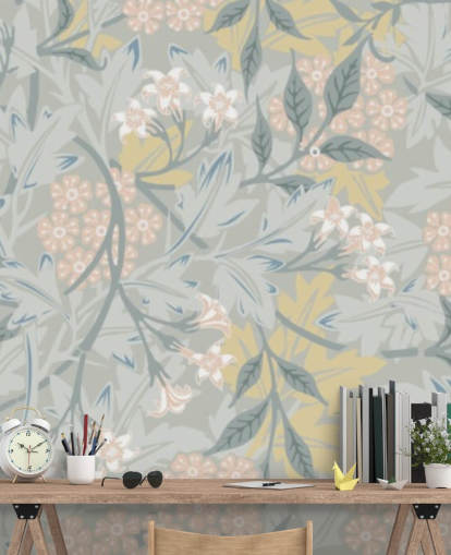 Peinture murale Jasmine dans des tons pastel de William Morris Peinture murale Jasmine dans des tons pastel de William Morris
