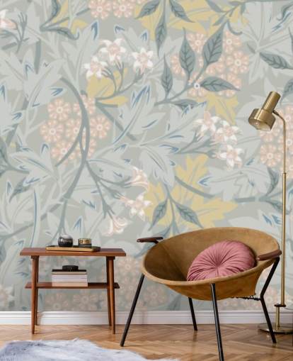 Jasmine veggmaleri i pastellfarger av William Morris Jasmine veggmaleri i pastellfarger av William Morris