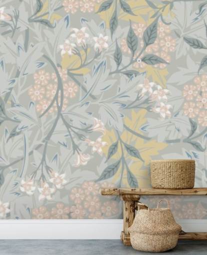 Jasmine veggmaleri i pastellfarger av William Morris Jasmine veggmaleri i pastellfarger av William Morris