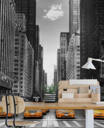 Gelbe New Yorker Taxis Gelbe New Yorker Taxis