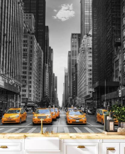 Gelbe New Yorker Taxis