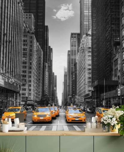 Táxis amarelos de Nova York