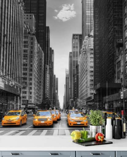 Taxis jaunes de New York