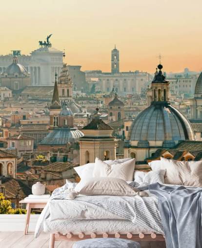 romeins stadsbeeld behang