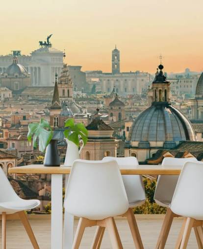 carta da parati romana cityscape