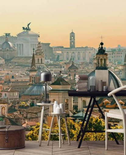 roman cityscape wallpaper