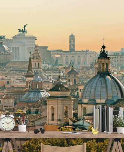 papel de parede roman cityscape