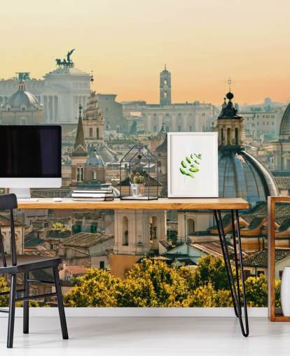 roman cityscape wallpaper