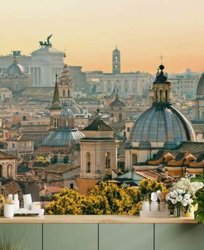 papel de parede roman cityscape