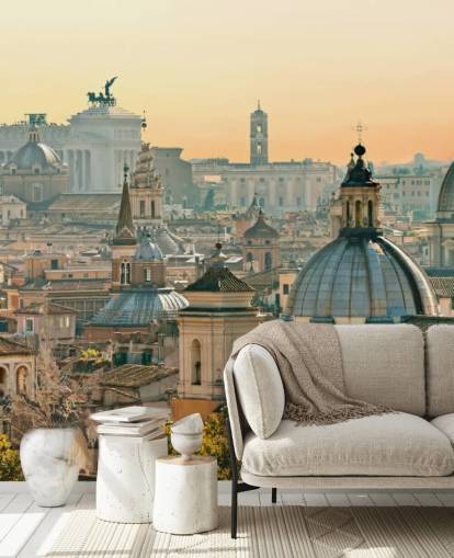 romeins stadsbeeld behang