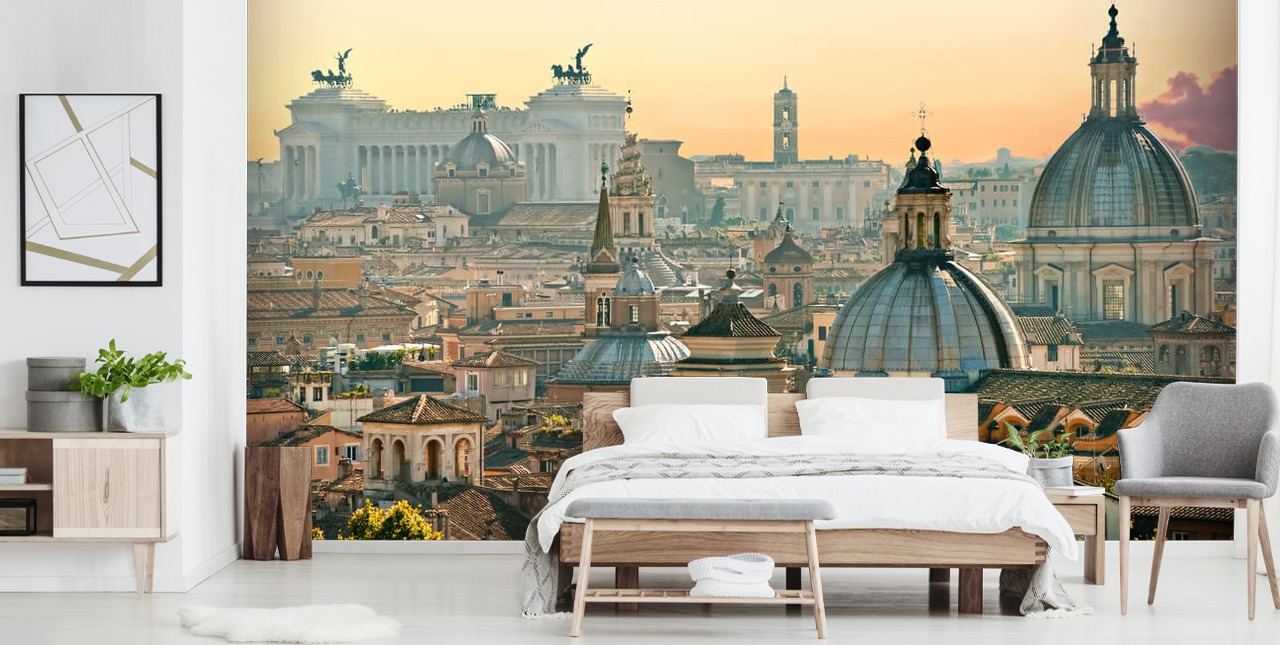 fond d'écran paysage urbain romain