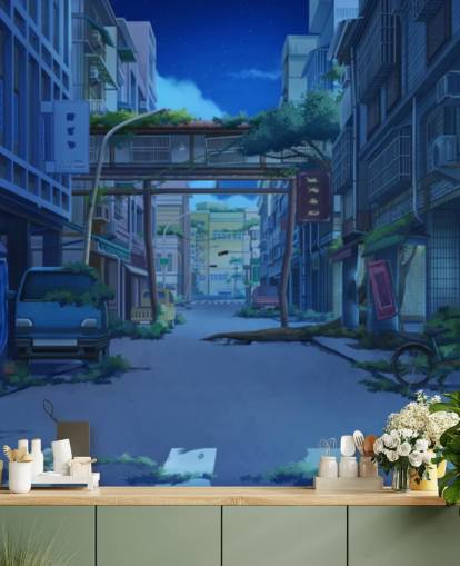 dark and deserted animated city street wallpaper dark and deserted animated city street wallpaper