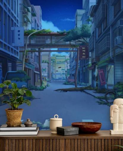 mörka och övergivna animerade staden gatan tapeter mörka och övergivna animerade staden gatan tapeter