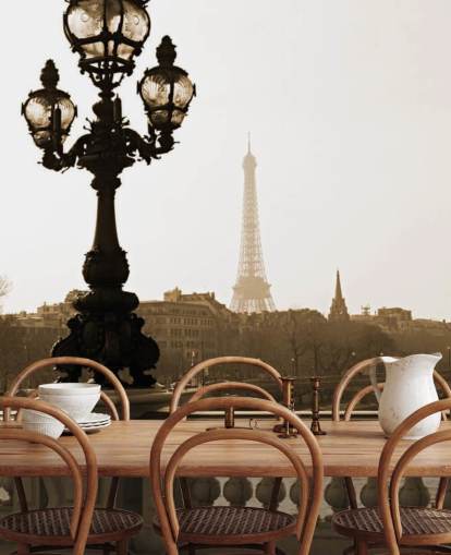 Brug van Alexandre III, Parijs behang