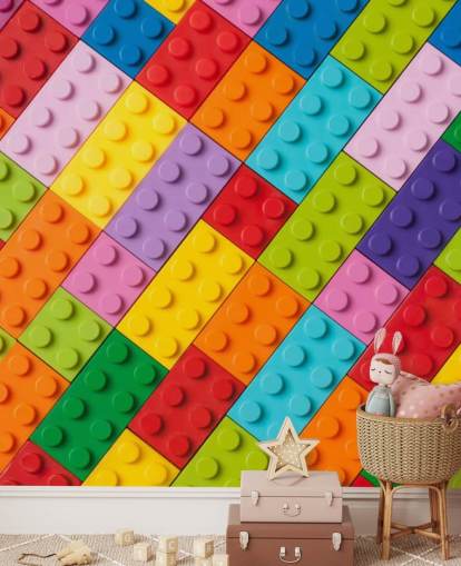 Toy Building Bricks Toy Brick Wall Mural Toy Building Bricks Toy Brick Wall Mural