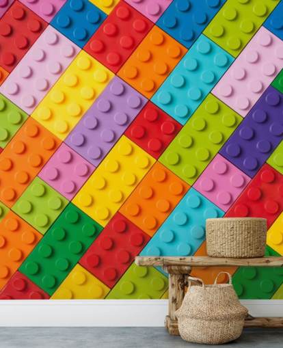 Spielzeug-Bausteine Toy Brick Wall Mural