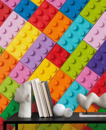 Toy Building Bricks Toy Brick Wall Mural