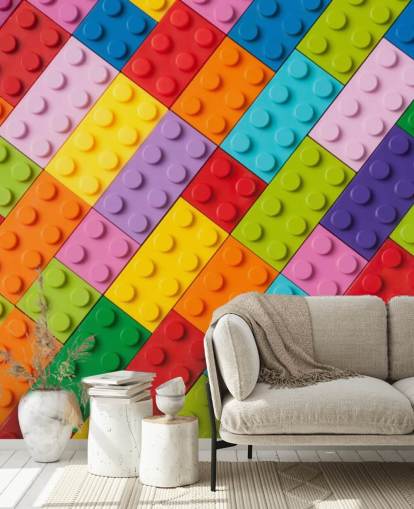 Toy Building Bricks Toy Brick Wall Mural