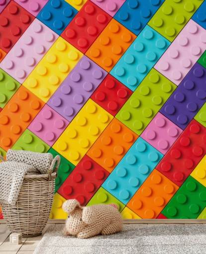 Toy Building Bricks Toy Brick Wall Mural Toy Building Bricks Toy Brick Wall Mural