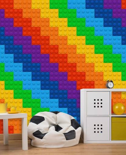 Carta da parati Arcobaleno di Mattoni