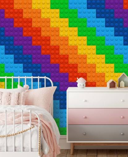 Carta da parati Arcobaleno di Mattoni