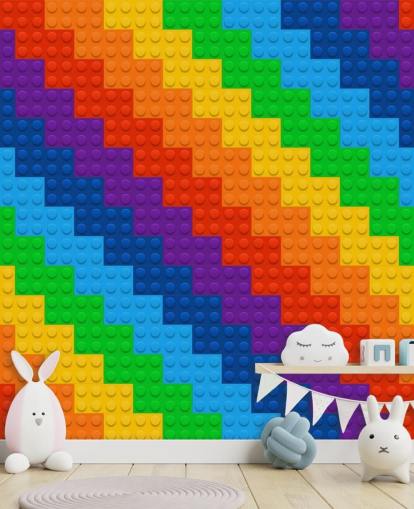 Carta da parati Arcobaleno di Mattoni