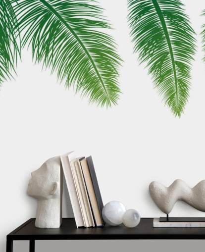 green fern leaves wallpaper