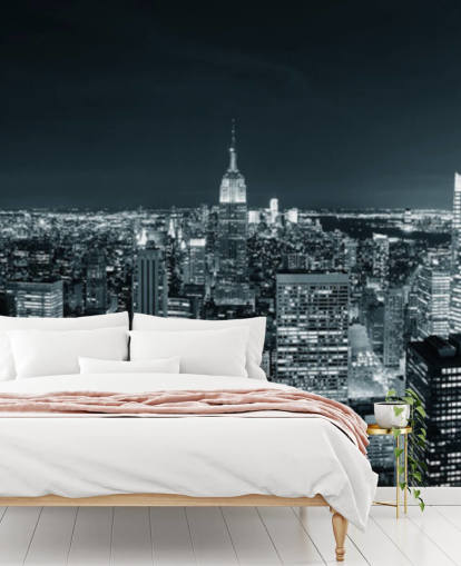 New York Manhattans skyline New Yorks skyline Bakgrund