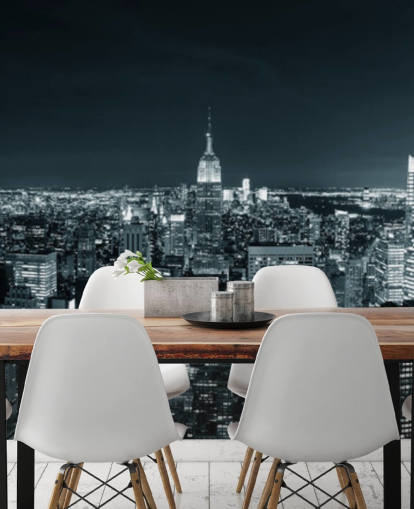 Skyline di New York Carta da parati con skyline di Skyline di New York Carta da parati con skyline di