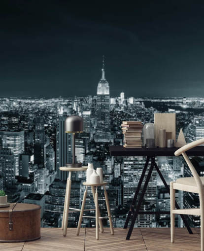 Skyline de Manhattan de Nova York Papel de parede New York Skyline Skyline de Manhattan de Nova York Papel de parede New York Skyline