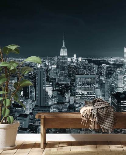 New York Manhattan Skyline New York Skyline Wallpaper