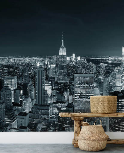 Skyline van New York Manhattan Skyline behang van New York