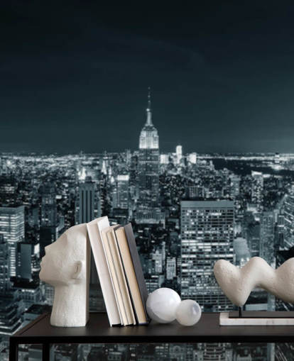 Horizonte de Manhattan de Nueva York Papel pintado del horizonte de Nueva York Horizonte de Manhattan de Nueva York Papel pintado del horizonte de Nueva York