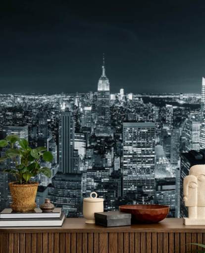 Skyline de New York Manhattan Papier peint Skyline de New York
