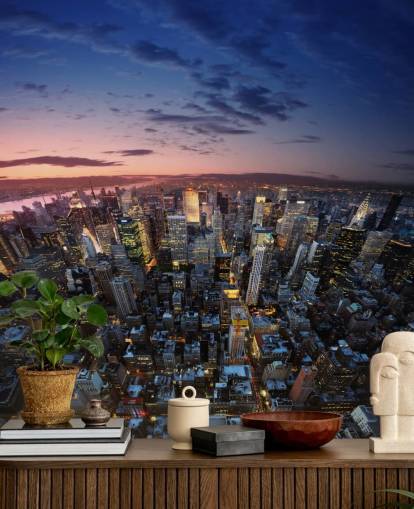 Papel pintado de noche de Nueva York