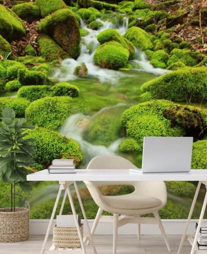 Mural de pared Mossy Wallpaper Mural de pared Mossy Wallpaper