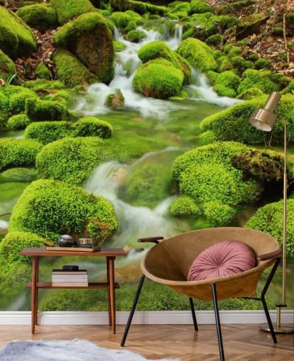 Mural de pared Mossy Wallpaper Mural de pared Mossy Wallpaper