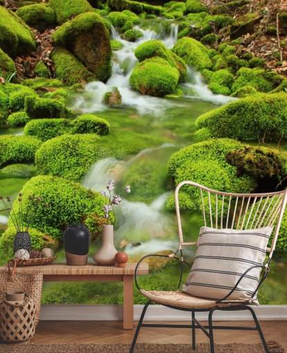 Mural de pared Mossy Wallpaper
