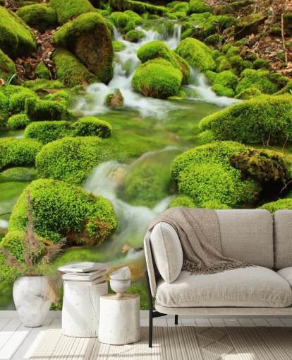 Mural de pared Mossy Wallpaper